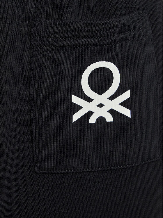 United Colors Of Benetton United Colors Of Benetton Pantaloni da tuta 3J70GF010 Nero Regular Fit