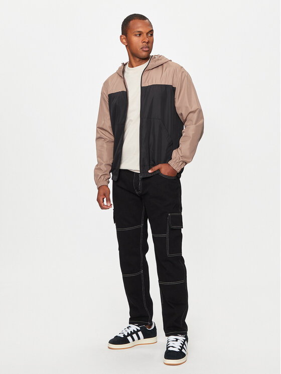 Brave Soul Brave Soul Jeansy MJN-SPACEBLK Czarny Straight Fit