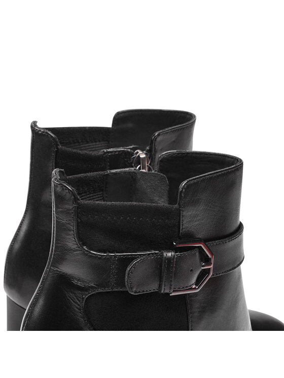 Geox Geox Botki D Annya Pl.90 B D16PXB 085JZ C9999 Czarny