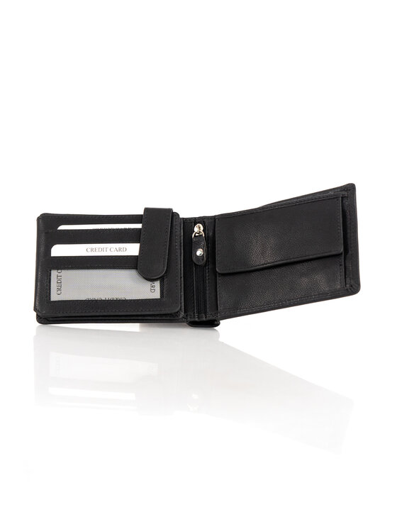 Mustang Mustang Portafoglio da uomo DENIMO WALLET Nero