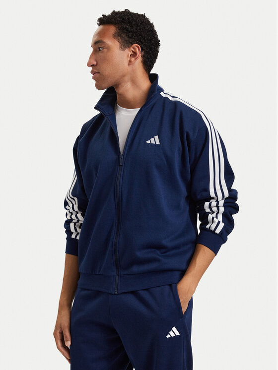 adidas adidas Sportinis kostiumas 3-Stripes Fleece KY2283 Mėlyna Regular Fit