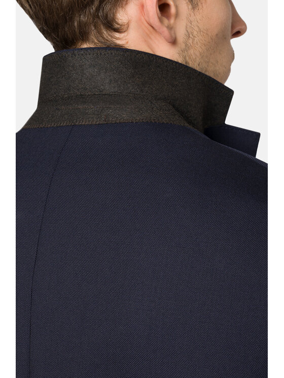 Lancerto Lancerto Marynarka Bafra MA073223000002 Granatowy Slim Fit