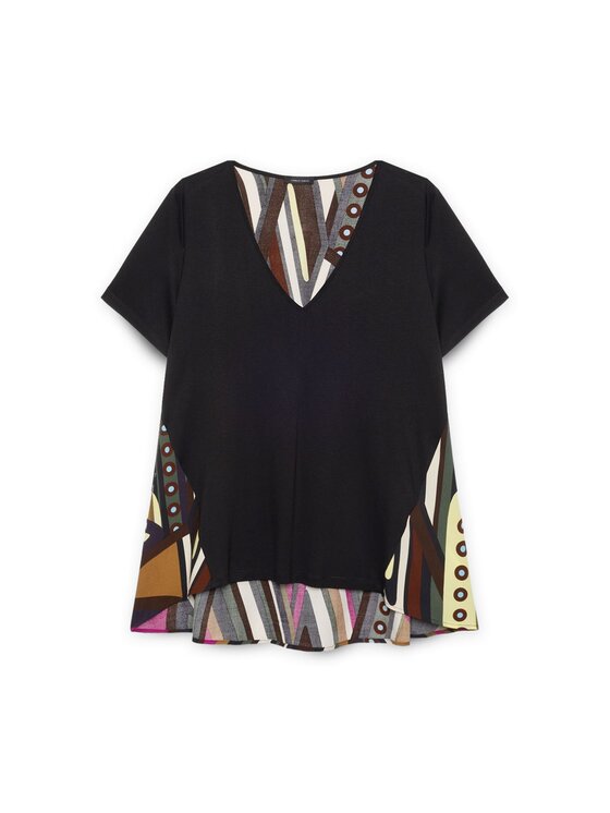 Fiorella Rubino Fiorella Rubino T-shirt G00WL008790N0Z2 Nero Over Fit