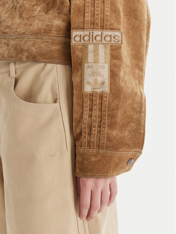 adidas adidas Prehodna jakna Adibreak JY2393 Rjava Regular Fit