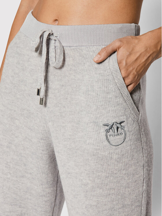 PINKO Pinko Teplákové kalhoty Teroldego 1G16B5 Y79Q Šedá Regular Fit