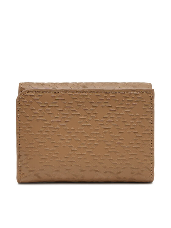 Tommy Hilfiger Tommy Hilfiger Veliki ženski novčanik Th Distinct Trifold Wallet Mono AW0AW17257 Smeđa