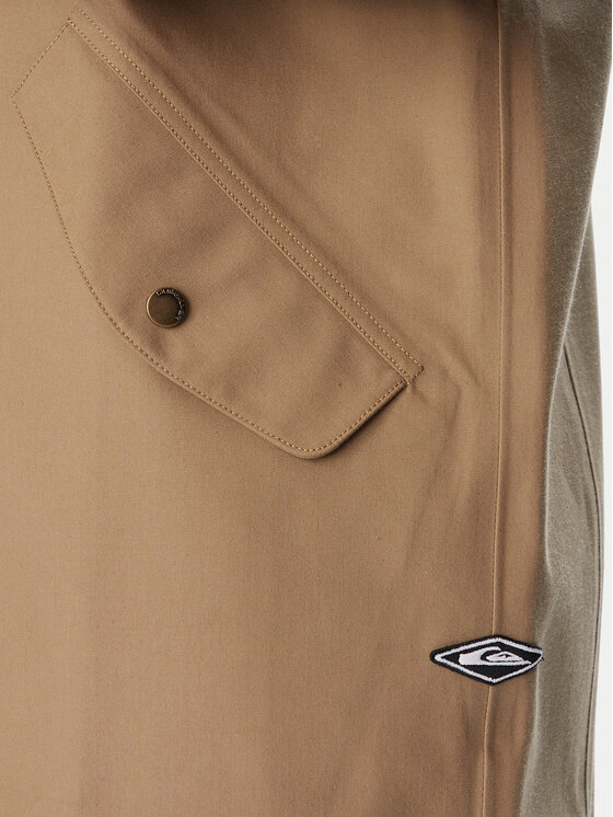 Quiksilver Quiksilver Lietus jaka Diamond Rain EQYJK04193 Tumši bēša Regular Fit