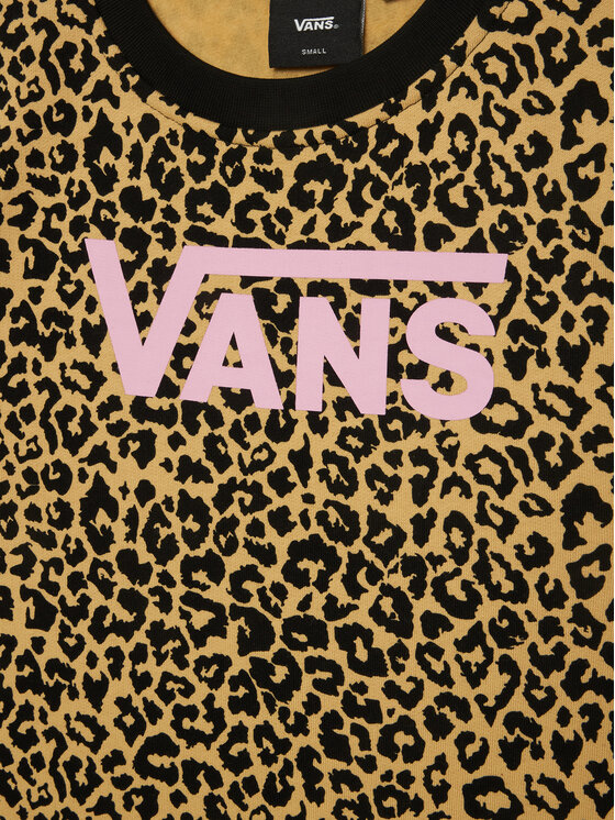 Vans Vans Pluus Leopard Sport Crew VN0A7RRL Pruun Regular Fit