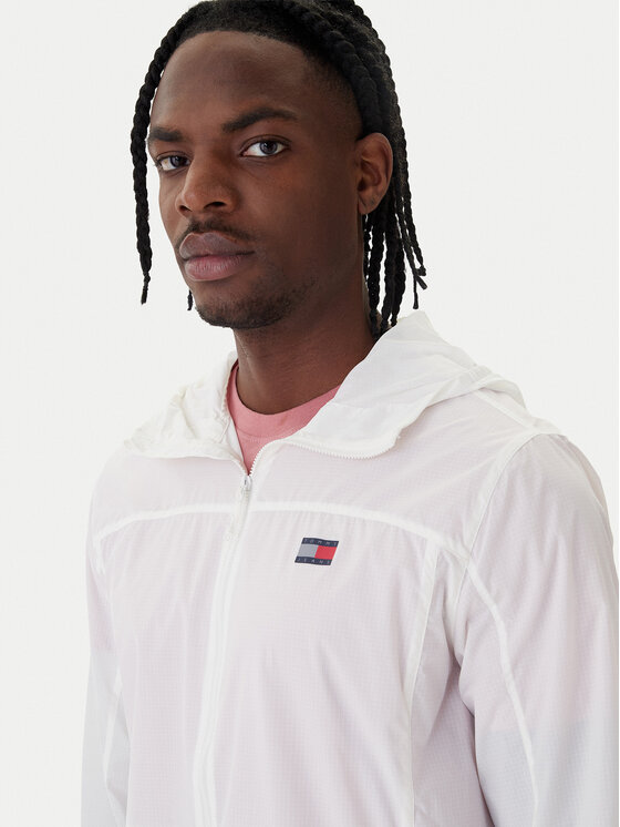 Tommy Jeans Tommy Jeans Bunda pro přechodné období DM0DM23112 Bílá Regular Fit