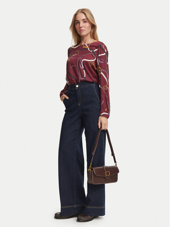 Marella Marella Teksad Struzzo 2625186101 Tumesinine Wide Leg