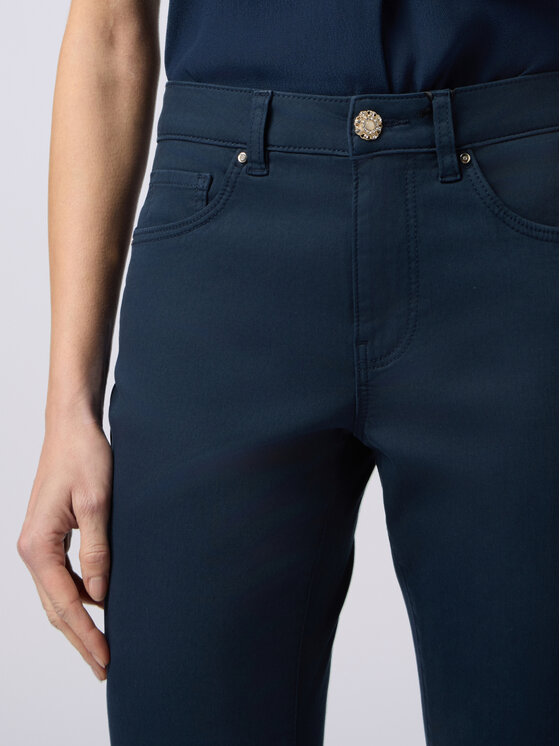 Oltre Oltre Pantaloni di tessuto P784R008237N034 Blu Skin Fit