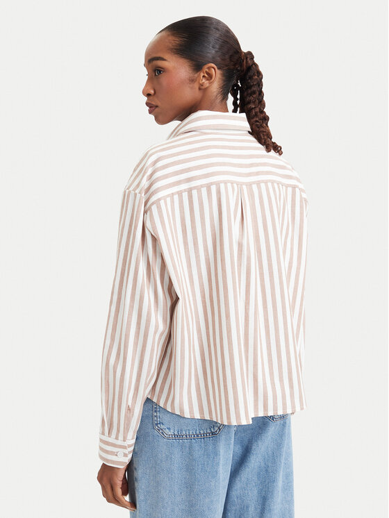 Nautica Nautica Krekls 62KLD1404 Bēšs Regular Fit