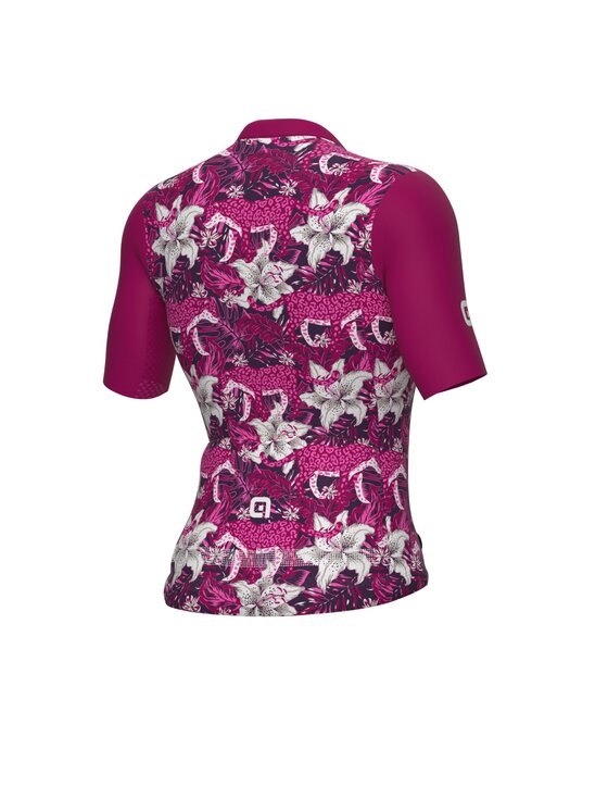 Alé Cycling Alé Cycling Koszulka rowerowa PR-E Hibiscus Różowy Fitted Fit
