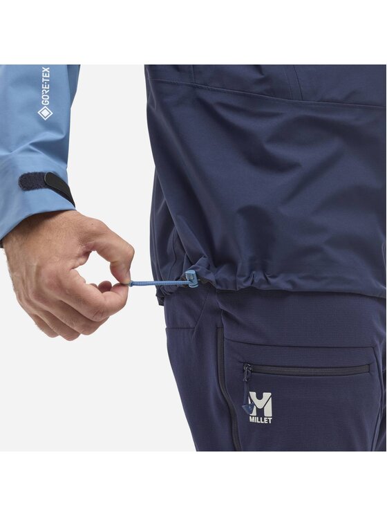 Millet Millet Kurtka przeciwdeszczowa Kamet Light Gtx Jkt M Niebieski Active Fit