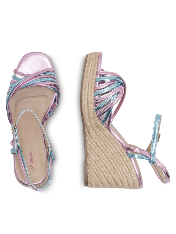 DeeZee DeeZee Espadryle WYL2610-01 Różowy