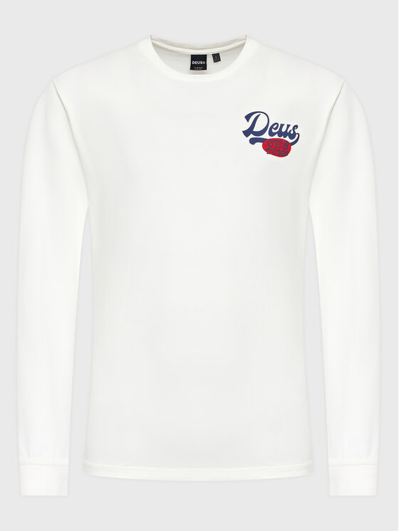 Deus Ex Machina Deus Ex Machina Marškinėliai ilgomis rankovėmis Marigold DMF221379 Balta Regular Fit