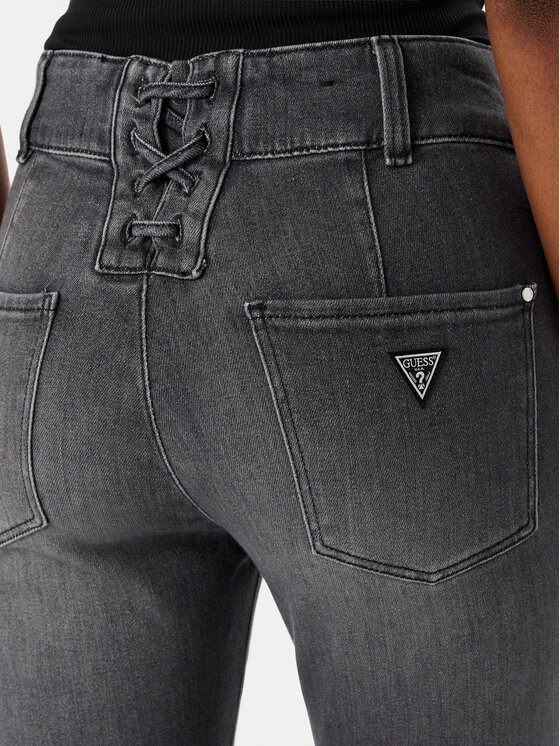 Guess Guess Jeansy W6RA3I D6921 Szary Wide Leg