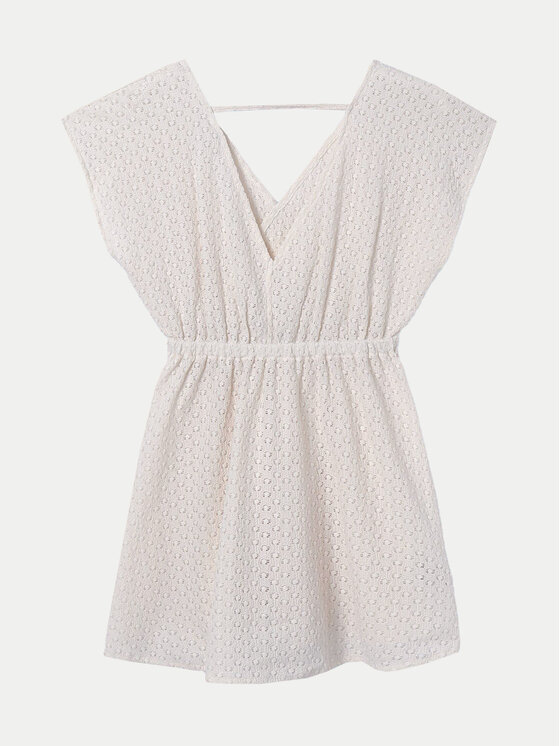 Mayoral Mayoral Sommerkleid 6958 Écru Relaxed Fit