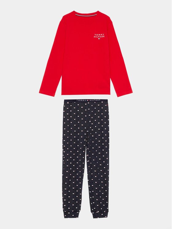 Tommy Hilfiger Tommy Hilfiger Pidžama UB0UB00503 Crvena Regular Fit