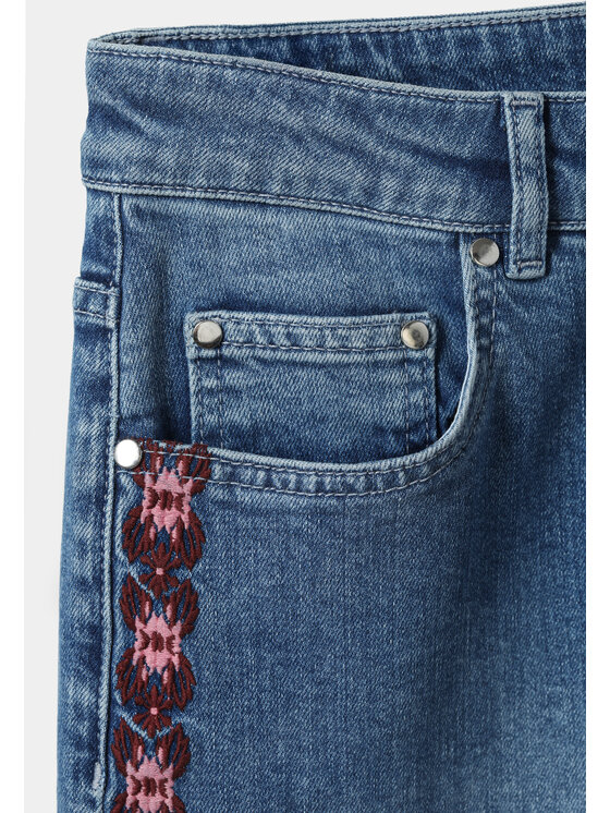 TATUUM TATUUM Jeansy DOBRAWA 1 Granatowy Wide Fit