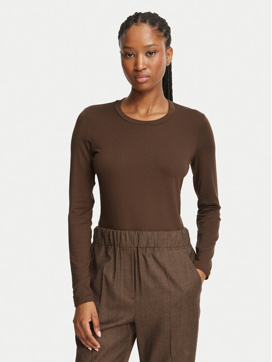 Weekend Max Mara Weekend Max Mara Bluzka Multie 2625946032 Brązowy ciemny Regular Fit