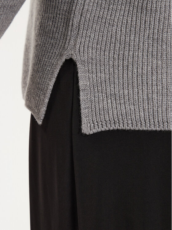 Max Mara Leisure Weekend Max Mara Sweter Fanfara 2426366178 Szary Relaxed Fit