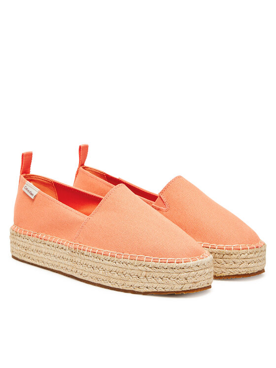Calvin Klein Jeans Calvin Klein Jeans Espadrile Platform Espadrille Ml Cs YW0YW01871 Portocaliu