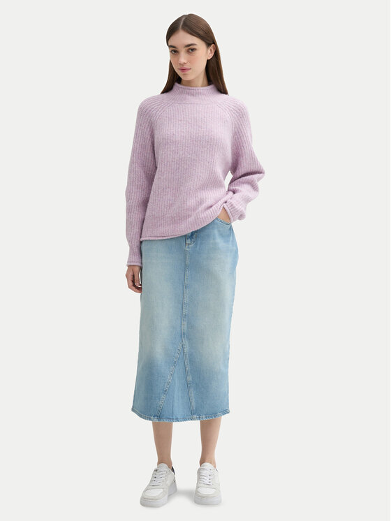 Tom Tailor Denim Tom Tailor Denim Dolčevita 1043959 Ružičasta Relaxed Fit