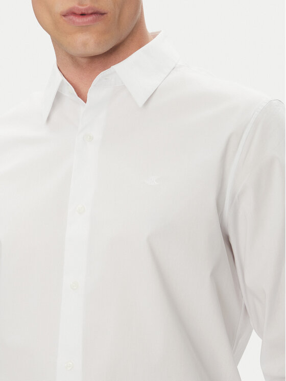 Calvin Klein Calvin Klein Camicia LV04LB148G Bianco Slim Fit