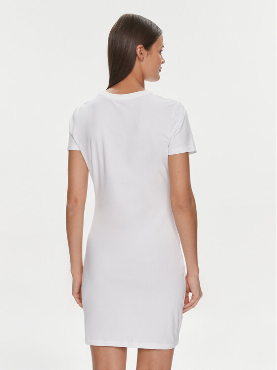 Calvin Klein Jeans Calvin Klein Jeans Vestito da giorno Diffused Monologo J20J223056 Bianco Slim Fit