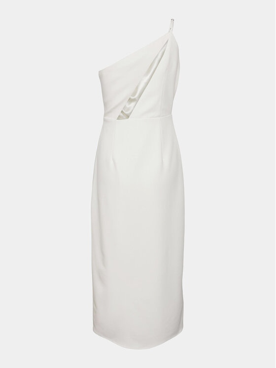 YAS YAS Abito da cocktail Izzie 26032133 Bianco Regular Fit