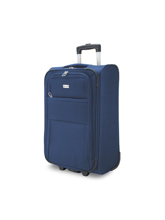 Semi Line Semi Line Μεσαία Βαλίτσα T5601-7 Σκούρο μπλε