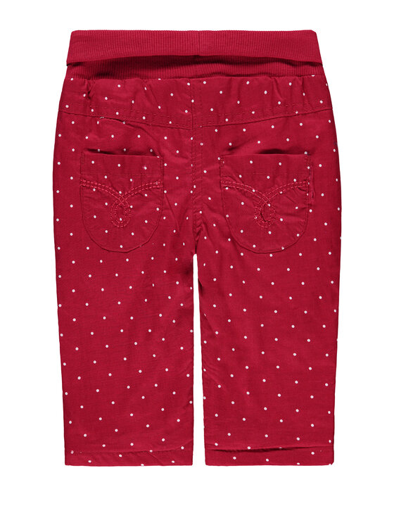 Kanz Kanz Spodnie materiałowe 1922054-0003 Czerwony Basic Fit