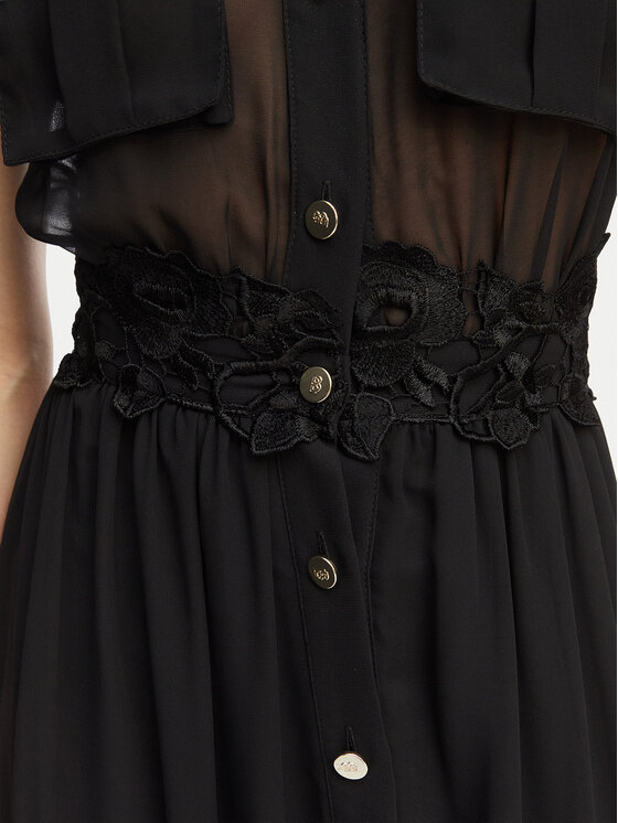 Babylon Babylon Вечірня сукня EL0702 Чорний Regular Fit