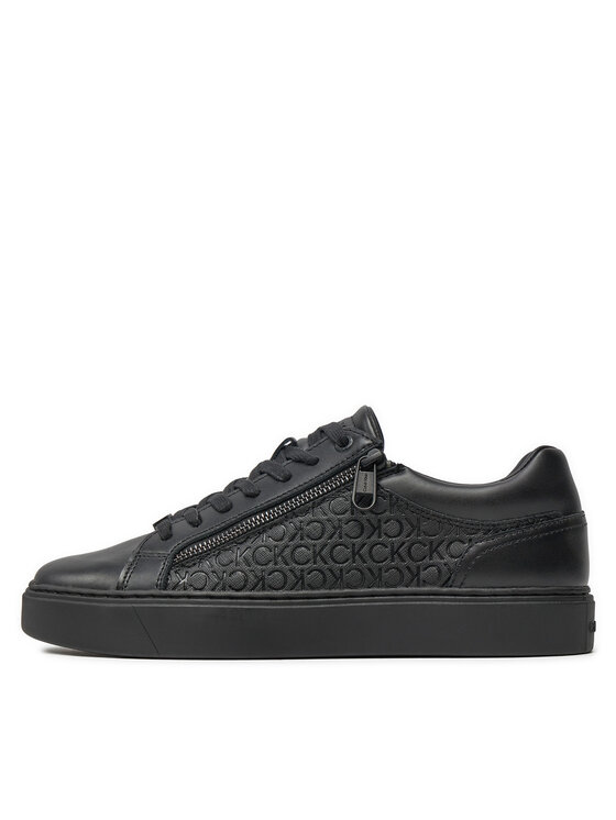 Calvin Klein Calvin Klein Αθλητικά Low Top Lace Up W/ Zip Mono HM0HM01496 Μαύρο