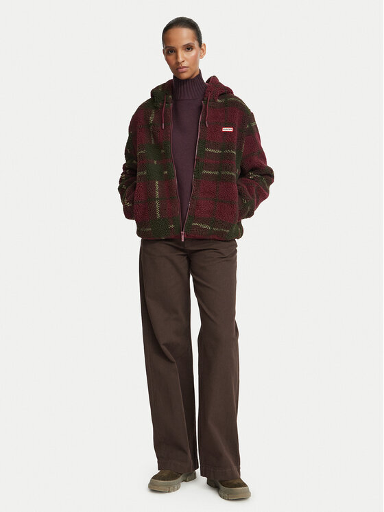 Hunter Hunter Prechodná bunda HARW0009262 Bordová Regular Fit