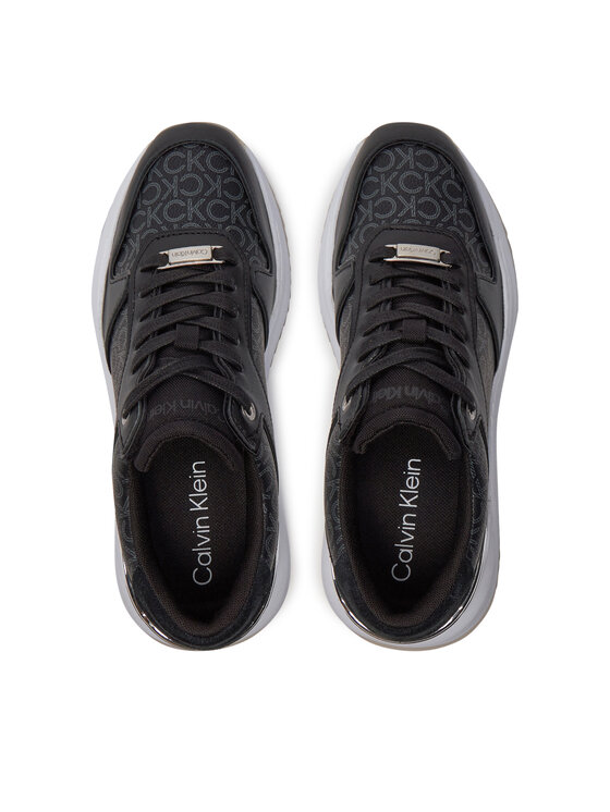 Calvin Klein Calvin Klein Αθλητικά Chunky Intern Wedge Lace Up- Mono HW0HW01439 Μαύρο