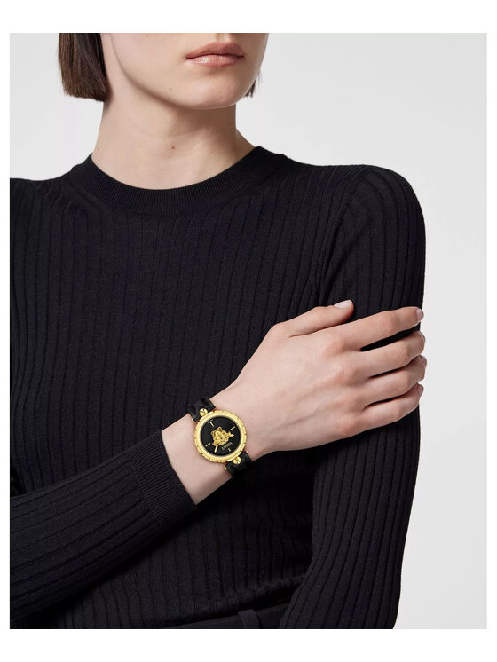 Versace Versace Zegarek VE9D00124 Czarny