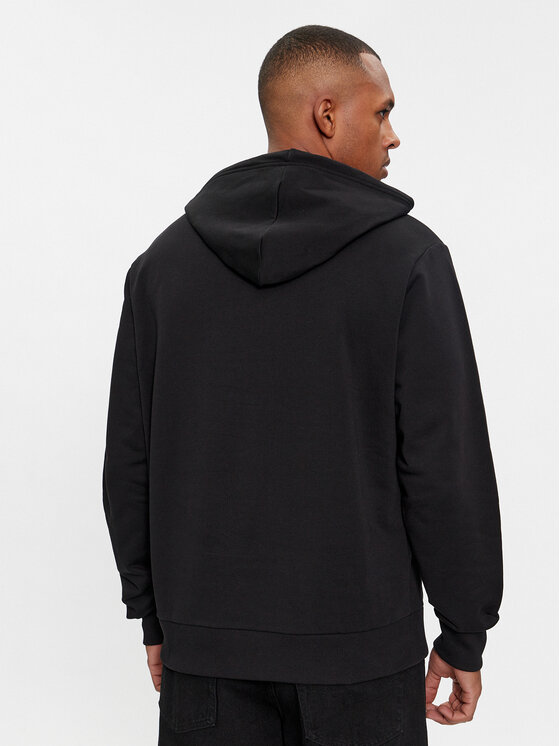 Calvin Klein Calvin Klein Džemperis ar kapuci Raised K10K112250 Melns Regular Fit