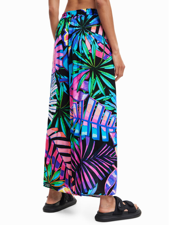 Desigual Desigual Hlače iz tkanine 23SWMW08 Pisana Regular Fit