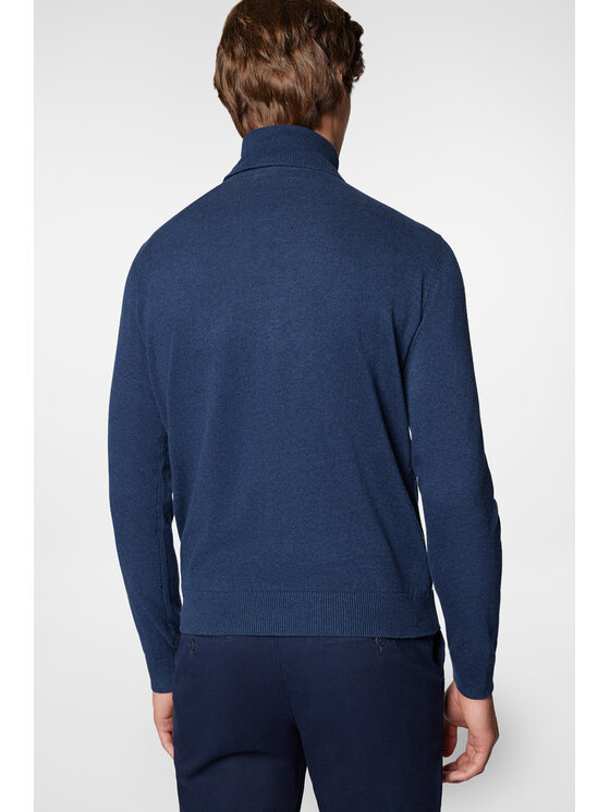 Próchnik Próchnik Golf Golf Granatowy Bawełniany PM5 SW073224000019 Granatowy Slim Fit