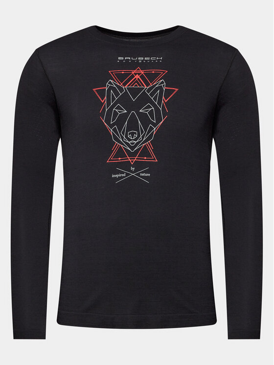 Brubeck Brubeck Технічна футболка LS1414M Чорний Slim Fit