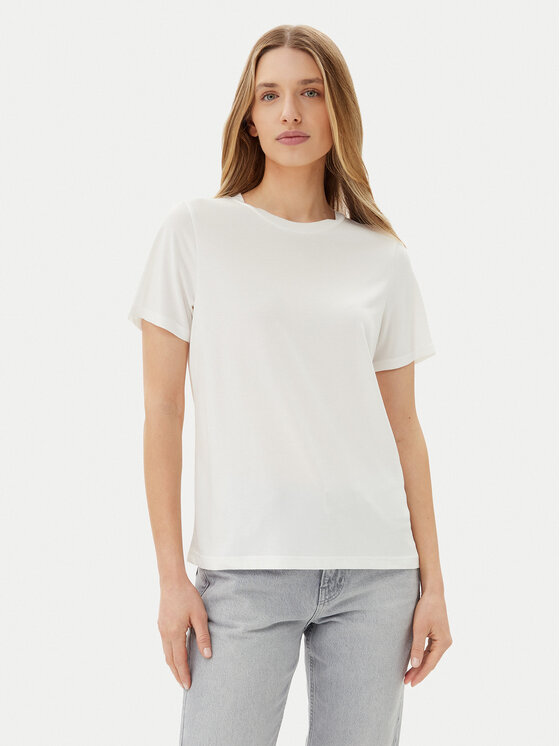 Pieces Pieces T-krekls Anora 17148789 Balts Regular Fit