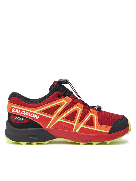 Salomon Trekingová obuv Speedcross Waterproof L47565900 Červená