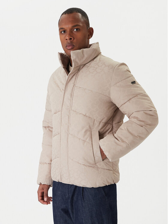 Guess Geacă de iarnă M5BL2M W2232 Bej Regular Fit