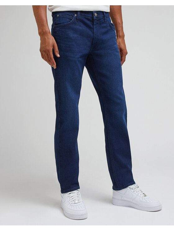Wrangler Wrangler Jeansy DAREN ZIP FLY Niebieski Slim Fit