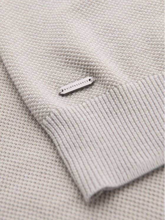 Ombre Ombre Polo OM-POSS-0117 Beżowy Regular Fit