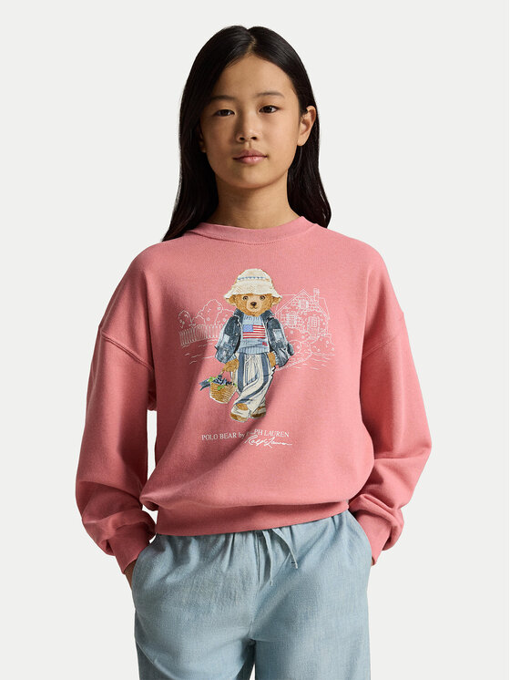 Polo Ralph Lauren Polo Ralph Lauren Суитшърт 313A11783002 Розов Regular Fit