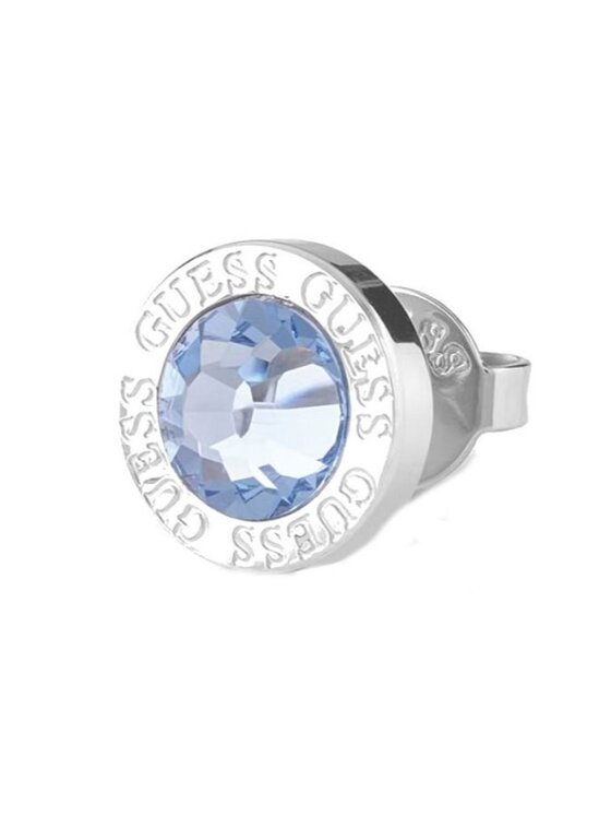 Guess Guess Náušnice JUBE02244JW-RHAQ Modrá