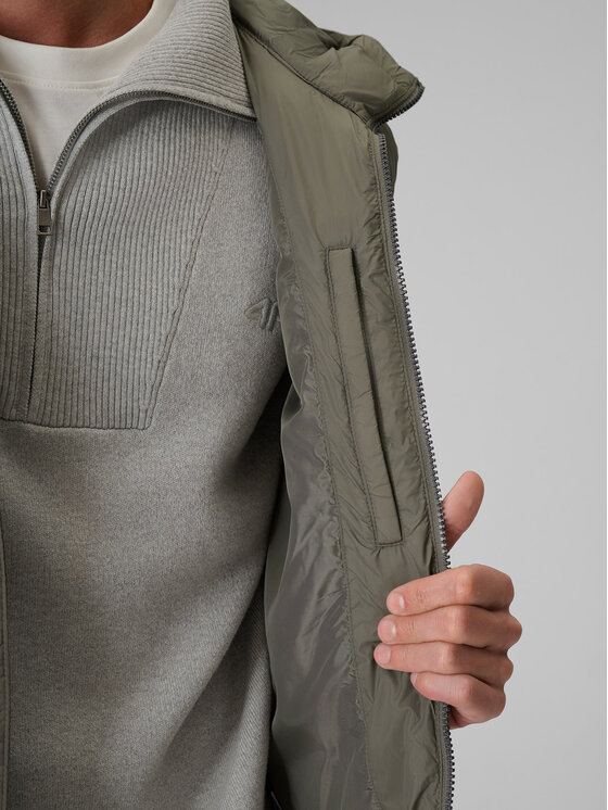 4F 4F Kamizelka BASIC+ Khaki Regular Fit